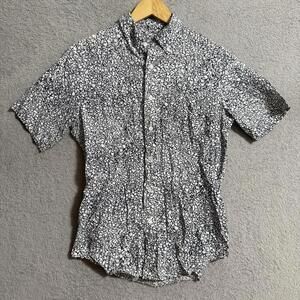 Club Monaco Slim Fit Floral Print Shirt XS Men’s